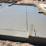 concrete slab for patio