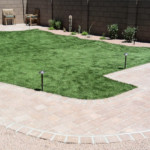 pavers and synthetic turf